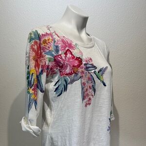 Tommy Bahama Multicolor Floral Long Sleeve Tee